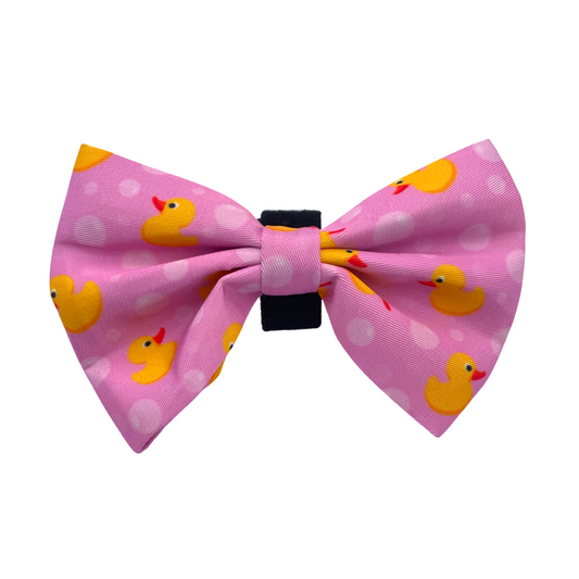 Dog Bow Tie - Pink Duckling